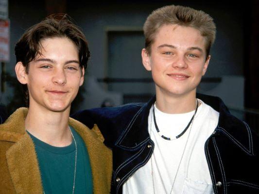 Tobey Maguire and Leonardo DiCaprio